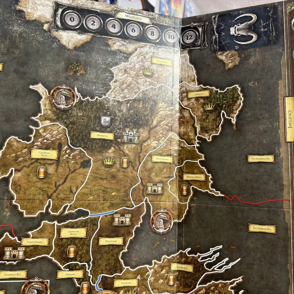 A Game of Thrones Board Game 2nd Edition Fantasy Flight Believed Complete C Pics